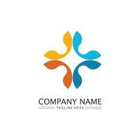 Business icon and logo design vector graphic