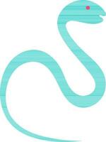 Snake game icon in isolated for playing video game. vector