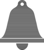 plano ilustración de un campana. vector