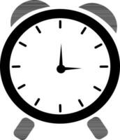 Vector illustration or icon of an alarm clock.