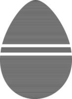 Vector egg sign or symbol in flat style.