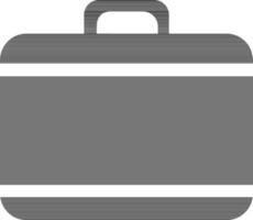 Flat icon of a suitcase. vector