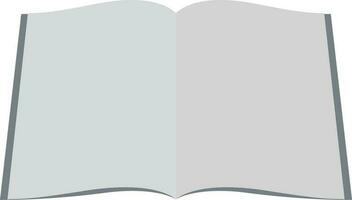 Flat style open book icon. vector