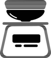 Illustration of Digital Weighing Scale. vector