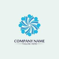 succes logo team work brand and business logo, vector community, unity colorful and friendship , partner teamwork care logo