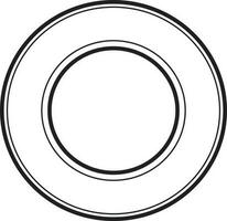 Illustration of circle element. vector