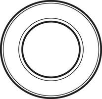 Illustration of circle element. vector