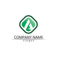 A Letter Logo Template vector