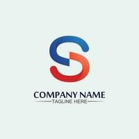 Business corporate S letter logo vector