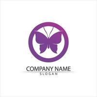 Beauty Butterfly icon design vector