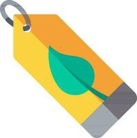 Vector illustration of Eco tag icon.