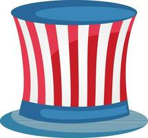 Uncle sam's hat icon or illustration. vector