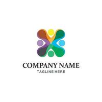 People logo, Team, Succes people work, Group and Community, Group Company and Business logo vector and design Care, Family icon Succes logo