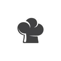 Isolated gray chef hat. vector