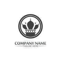 Crown Logo Template vector icon