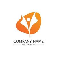 People logo, Team, Succes people work, Group and Community, Group Company and Business logo vector and design Care, Family icon Succes logo