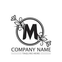 M Letter Logo Template vector