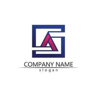 A Letter Logo Template vector