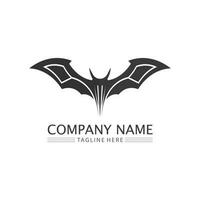 bat vector icon logo template