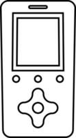 Game controller in flat style. vector