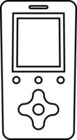 Game controller in flat style. vector