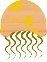 Jellyfish icon or symbol. vector