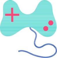 Video game remote icon for playing concept. vector