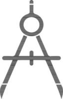 Vector illustration of compass icon.