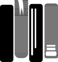 Black and white file folder. vector