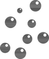 ilustración de burbujas vector
