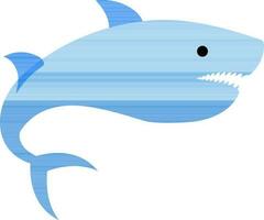 Character of a whale. vector