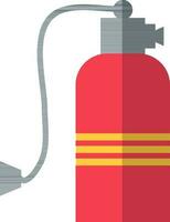 Fire Extinguisher in red and Gray color. vector