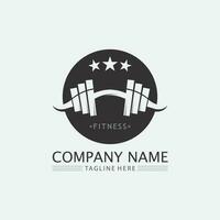 Fitness Logo Design vector illustrationicon