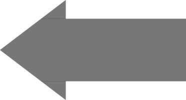 Black direction arrow icon. vector