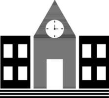 vector ilustración de un colegio edificio.