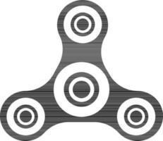 Three arms set of spinner toy icon in isolated. vector