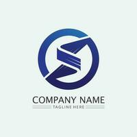 Business corporate S letter logo vector