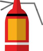 Illustration of Fire extinguisher in flat style. vector