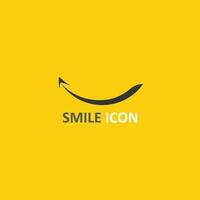 icono de sonrisa, sonrisa, diseño de logotipo vectorial, emoticonos felices, diseño divertido y felicidad de emoji vectorial vector