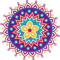 Creative colorful mandala design. vector