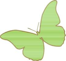 Character of a butterfly. vector