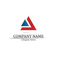 triangle pyramid logo design and vector symbol egyptian and logo business