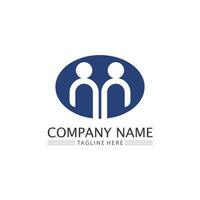 People logo, Team, Succes people work, Group and Community, Group Company and Business logo vector and design Care, Family icon Succes logo