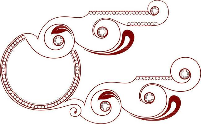 Floral design decorated background.