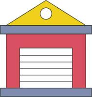 Warehouse icon or symbol. vector