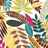 Abstract Floral colour vector pattern design suitable for fashion and fabric needs