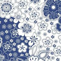 Abstract Floral colour vector pattern design suitable for fashion and fabric needs