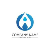 Water drop Logo Template vector