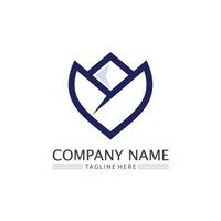 Business icon and logo design vector graphic