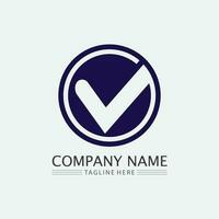 Checklist check mark logo vector or icon. Tick symbol in green color illustration. Accept okey symbol for approvement or cheklist design